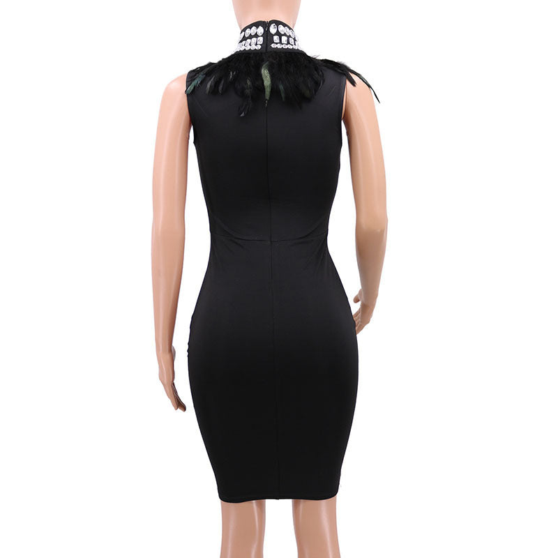 Ann – Sexy Abendkleid mit Bandage-Perlen