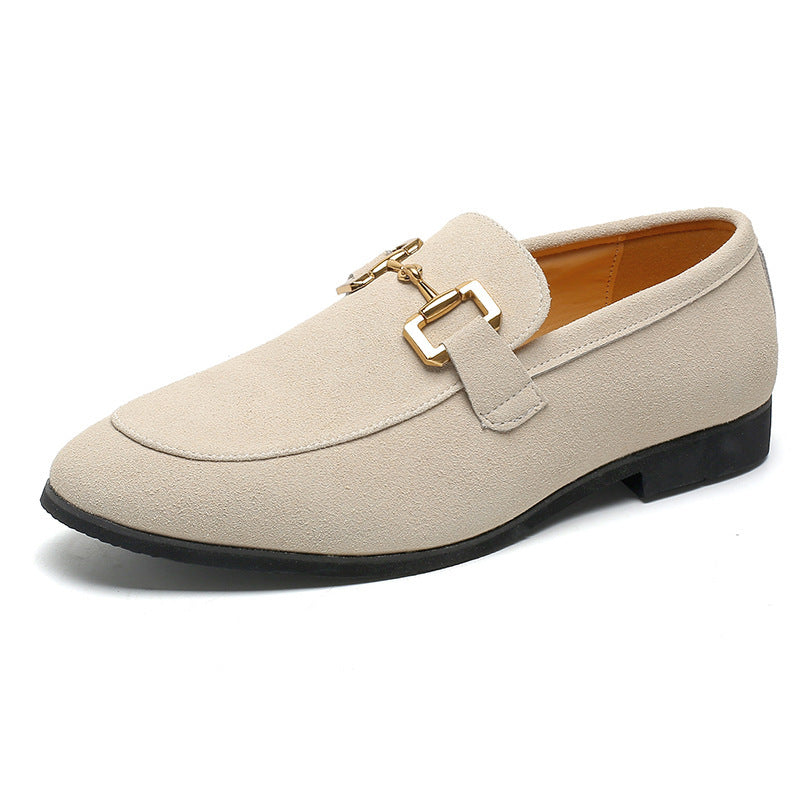 Herren Mokassin-Loafer mit Metallverzierung – Elegante Business- und Freizeit-Slipper