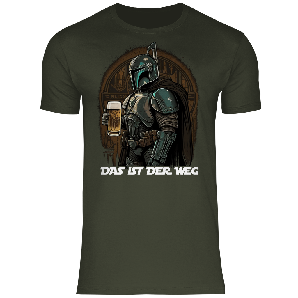 Gabriel – Mandalorian Bier Spaß Herren T-Shirt
