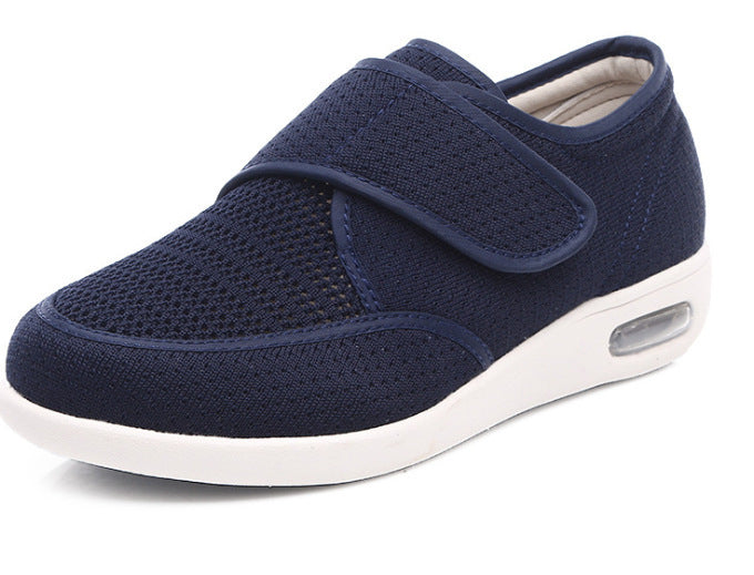 Herren Komfort-Sneaker mit Klettverschluss – Atmungsaktive Freizeitschuhe für Alltag und Spaziergänge