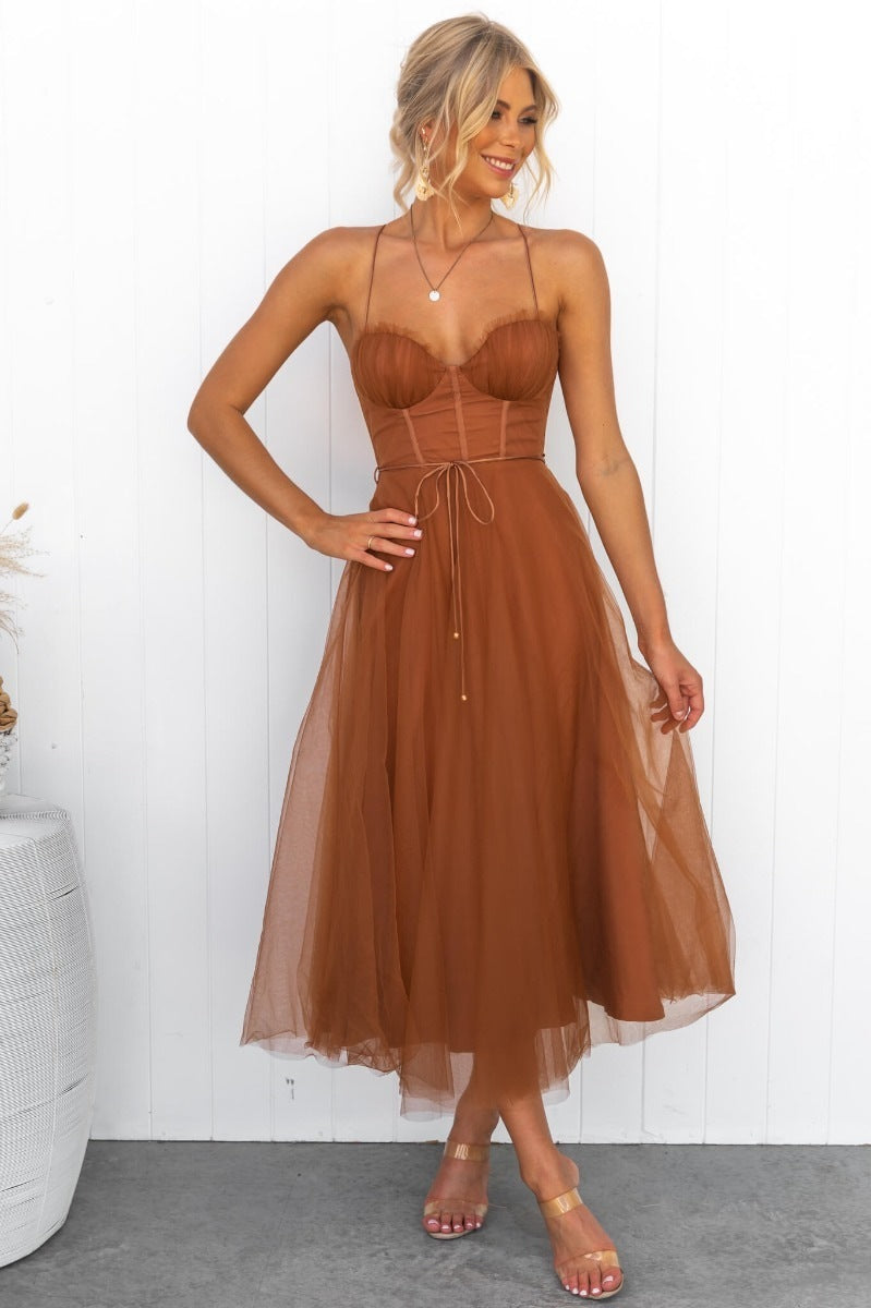 Vanessa – Partykleid mit Mesh für den Abend