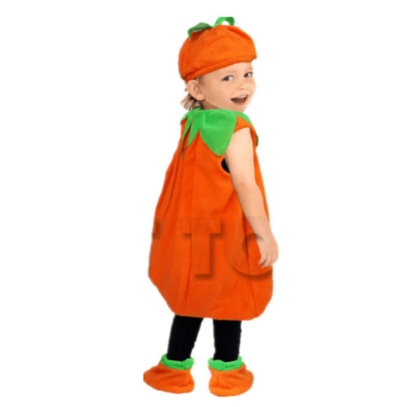 Halloween Kinderkostüm Kürbis – Lustiges Kürbis-Outfit für Jungen und Mädchen