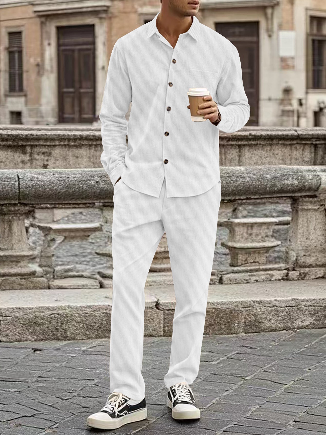 Gareth – Sportlicher Herren-Cardigan mit Knöpfen