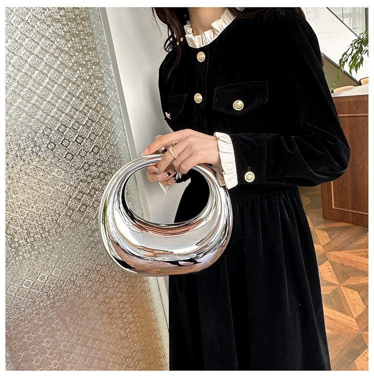 Claire – Acryl Handtasche Mond Abendtasche Umhängetasche