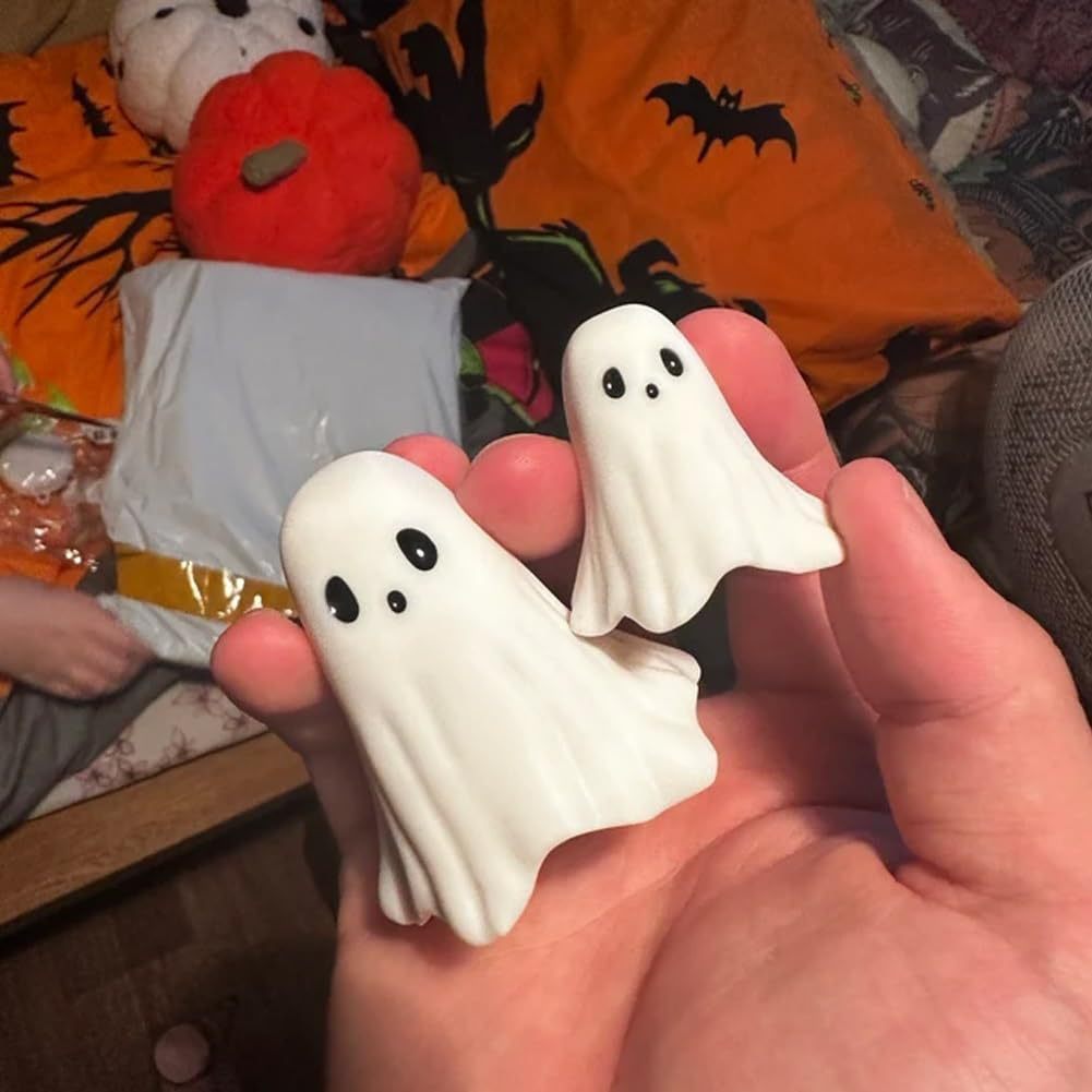 Halloween Dekofigur Geist mit Mittelfinger – Lustige und Freche Halloween Dekoration