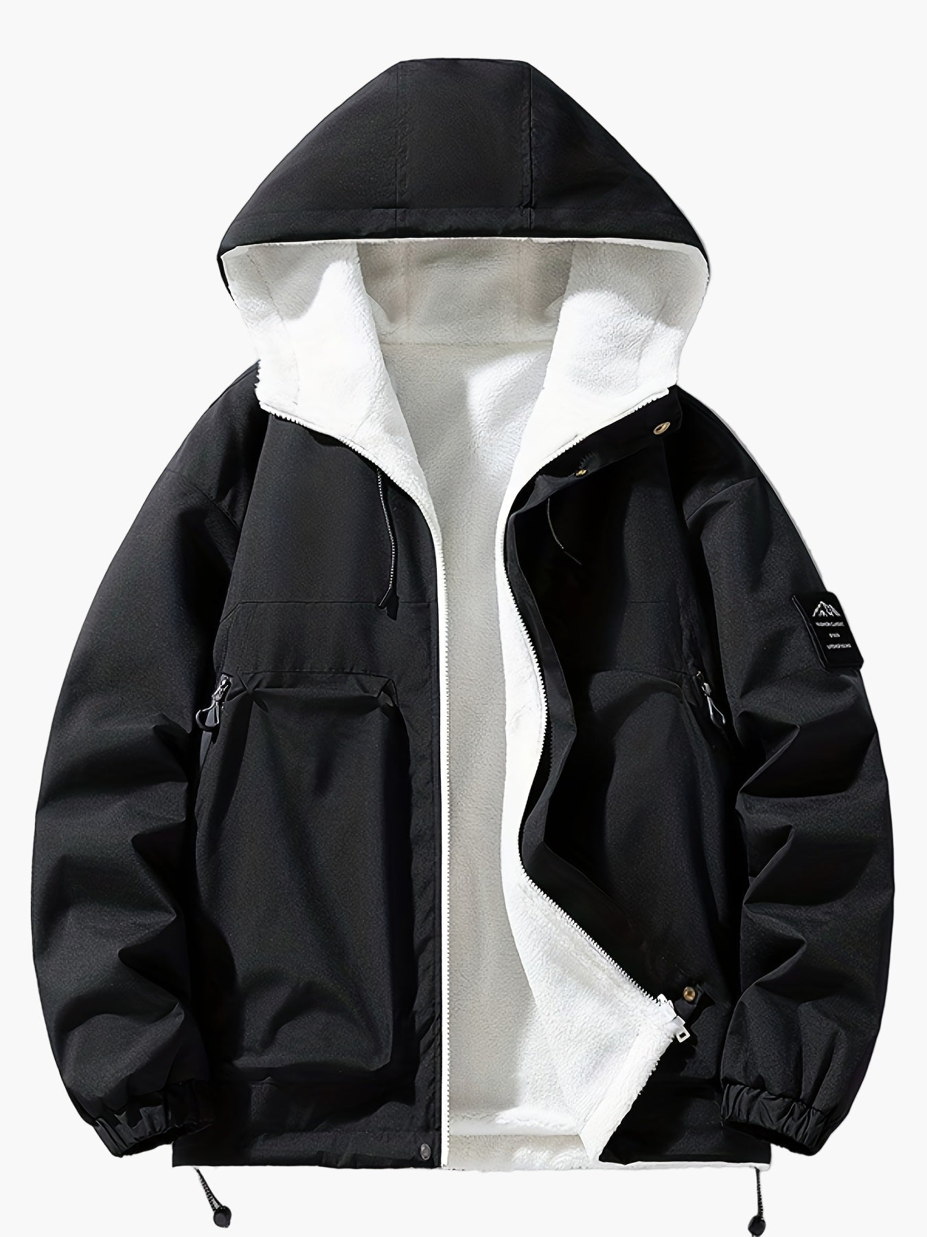 Herren Freizeit Winterjacke mit Kapuze – Modische Outdoor Übergangsjacke, Alltag & Streetwear