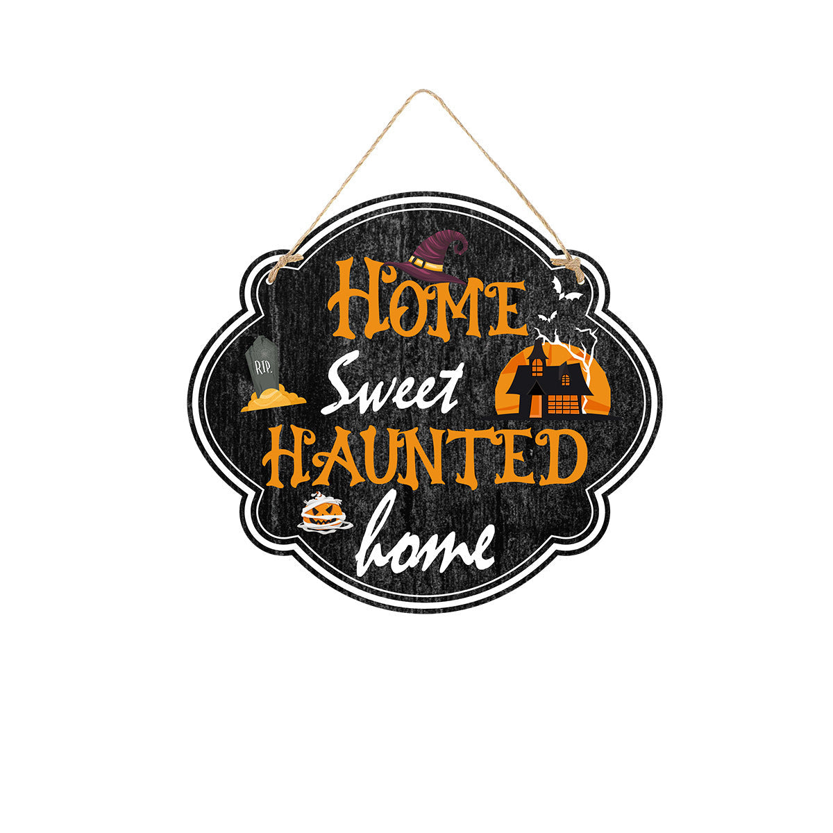 Halloween Türschild Set – Gruselige Dekoration für Halloween Partys und Trick-or-Treat