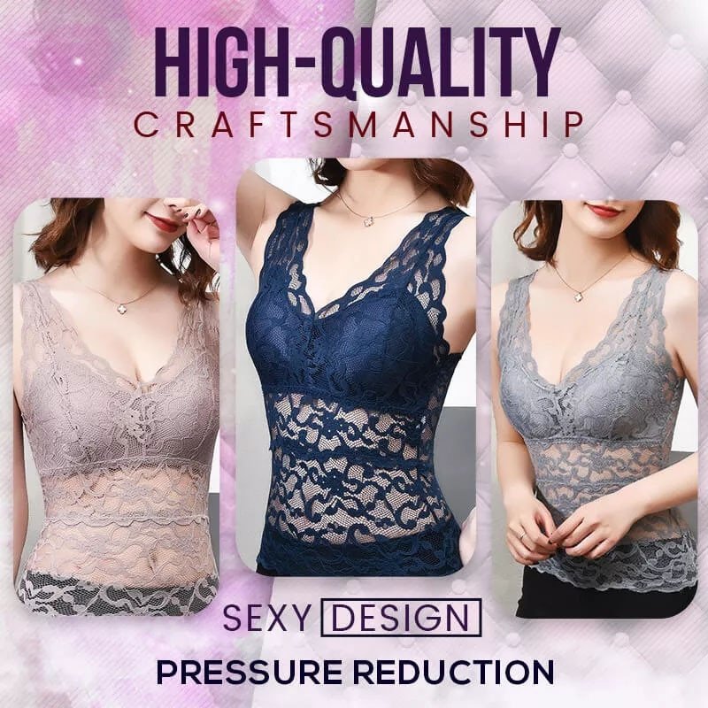 Carol – Damen Tube Top mit Spitze und Brustpolster