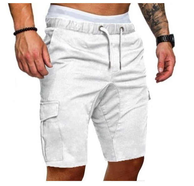 Jack – Eng geschnittene elastische Herren-Cropped Shorts
