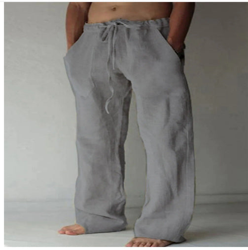 Herren Freizeithose Jogginghose Japanischer Stil Locker Gerade Bein