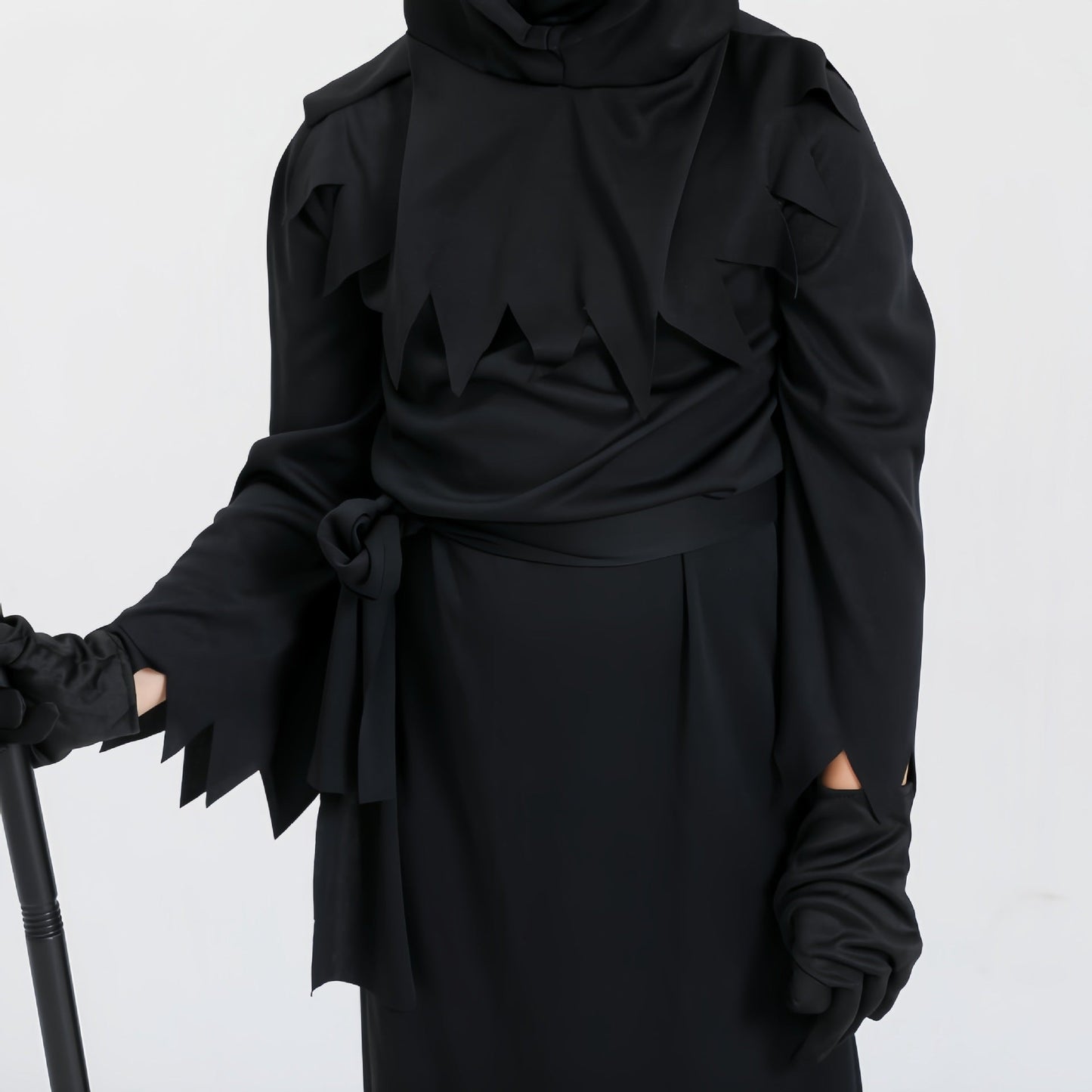 Halloween Kinder Grim Reaper Kostüm – Unisex Sensenmann Verkleidung für Halloween Party & Trick-or-Treat