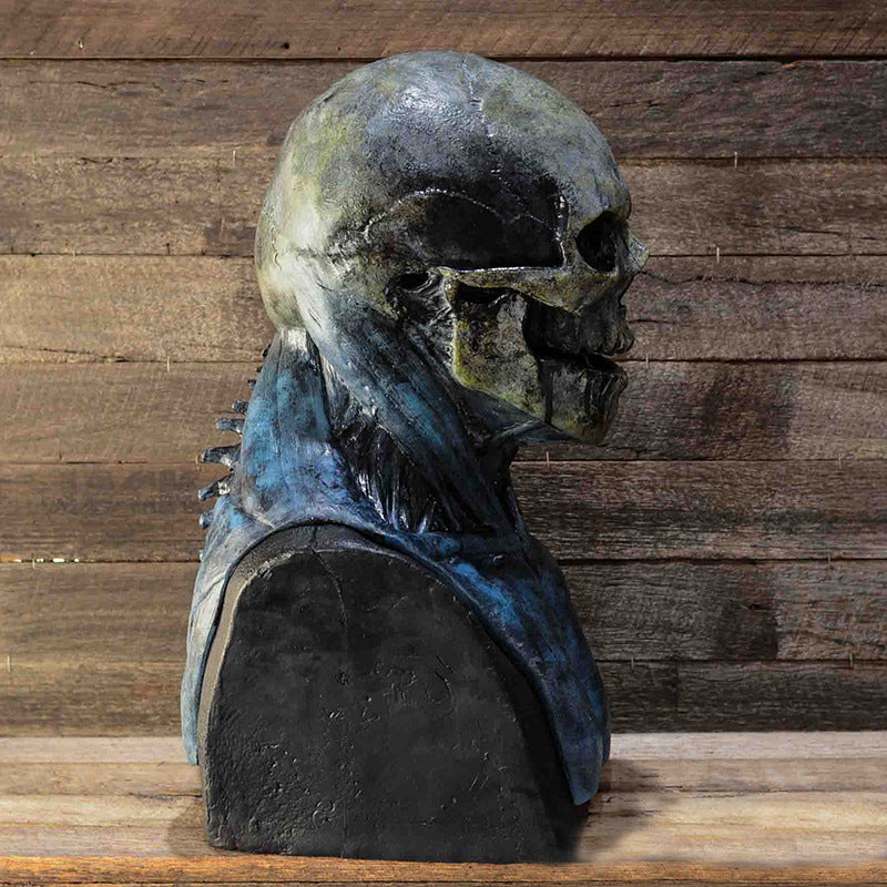 Halloween Latex Skelettmaske für Erwachsene – Realistische Horrormaske für Party & Deko
