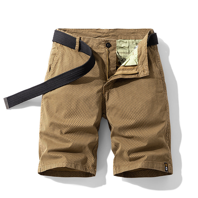 Billy – Sommer Herren Cargo Shorts mit gestreiftem Retro-Design