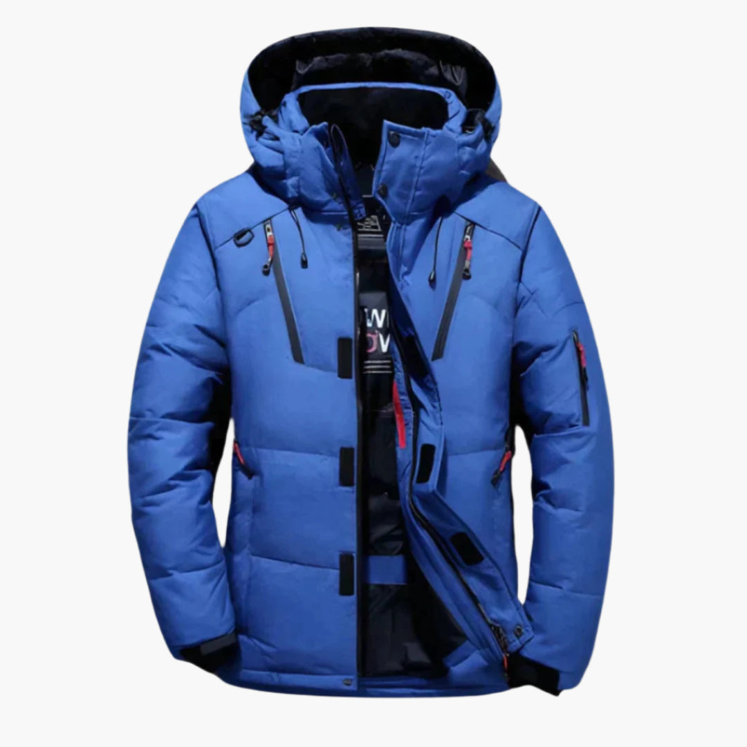 Herren Daunenjacke Winter Steppjacke mit Kapuze – Modisch & Wärmend für Alltag und Outdoor