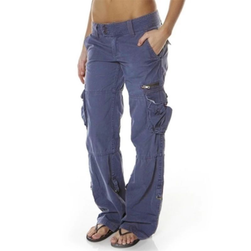 Heather – Bequeme Damen Cargo-Hose mit mehreren Taschen