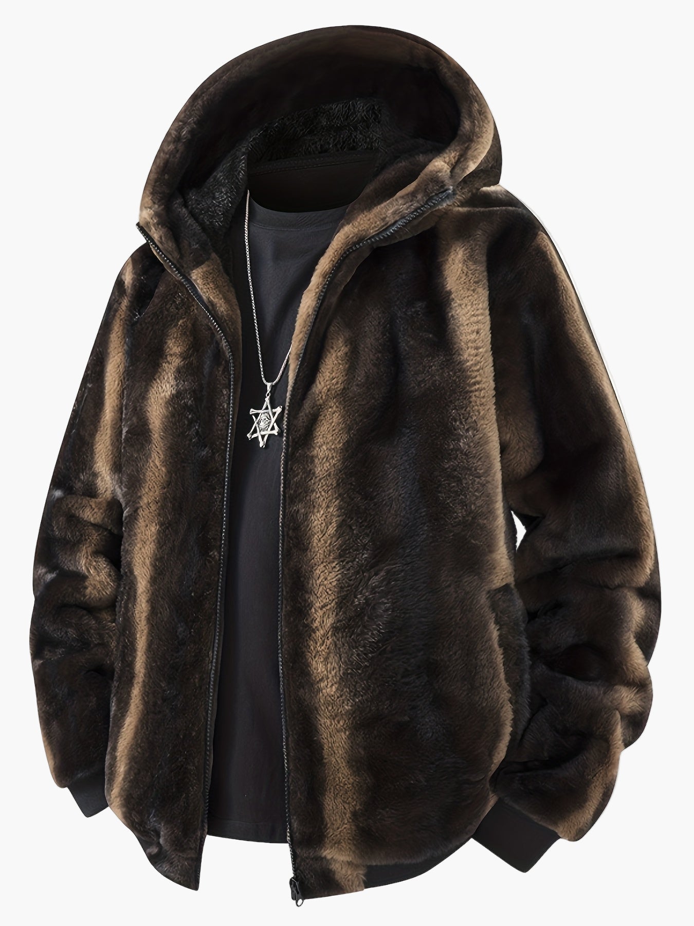 Herren Kapuzenjacke im Trend-Look für Herbst und Winter – Warmes Fashion-Statement für Freizeit und Alltag