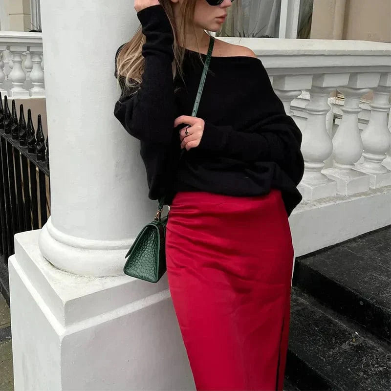 Damen Oversize Pullover Loungewear – Eleganter, vielseitiger Freizeit-Sweater für jeden Tag