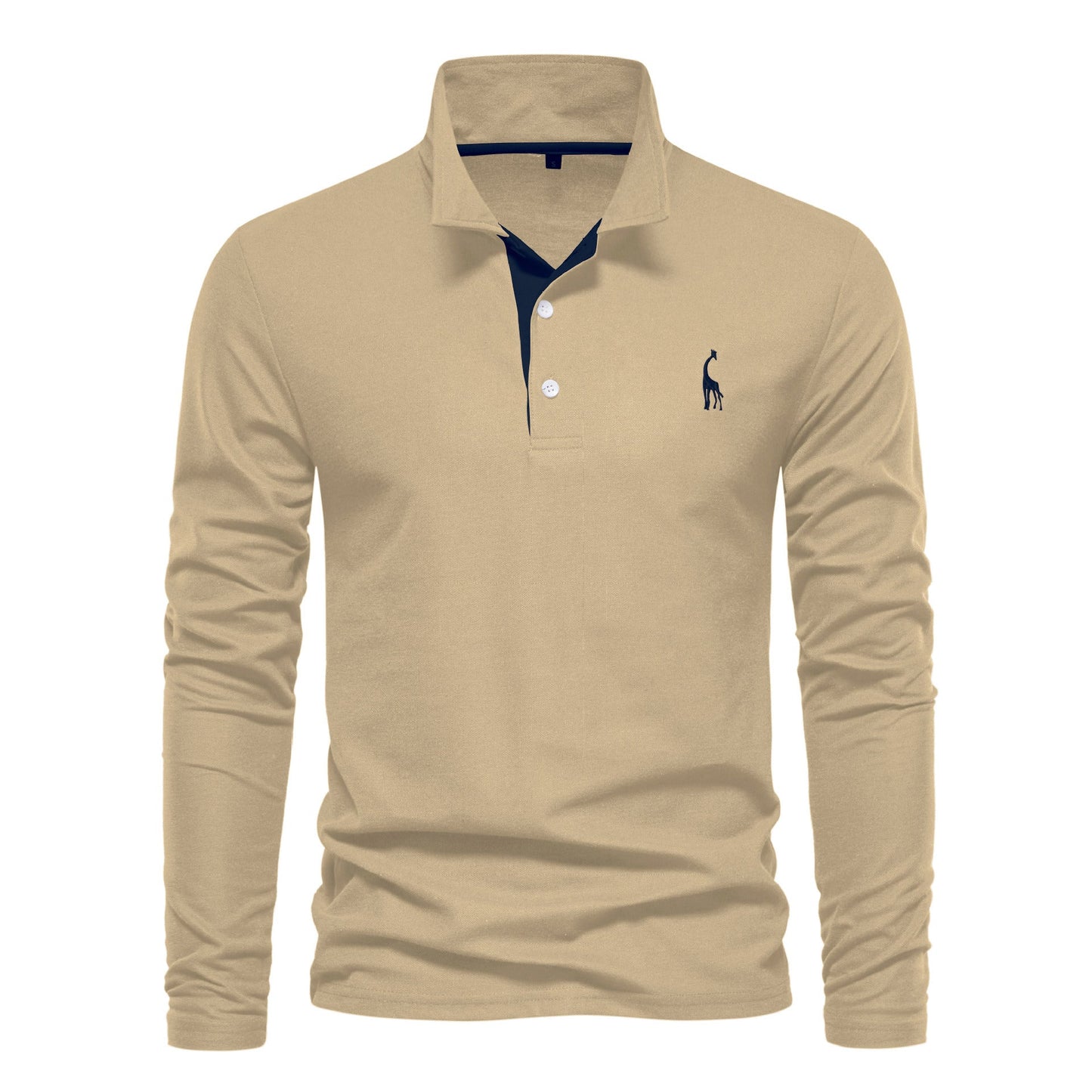 Herren Langarm Poloshirt Klassisch Modern Business & Freizeit