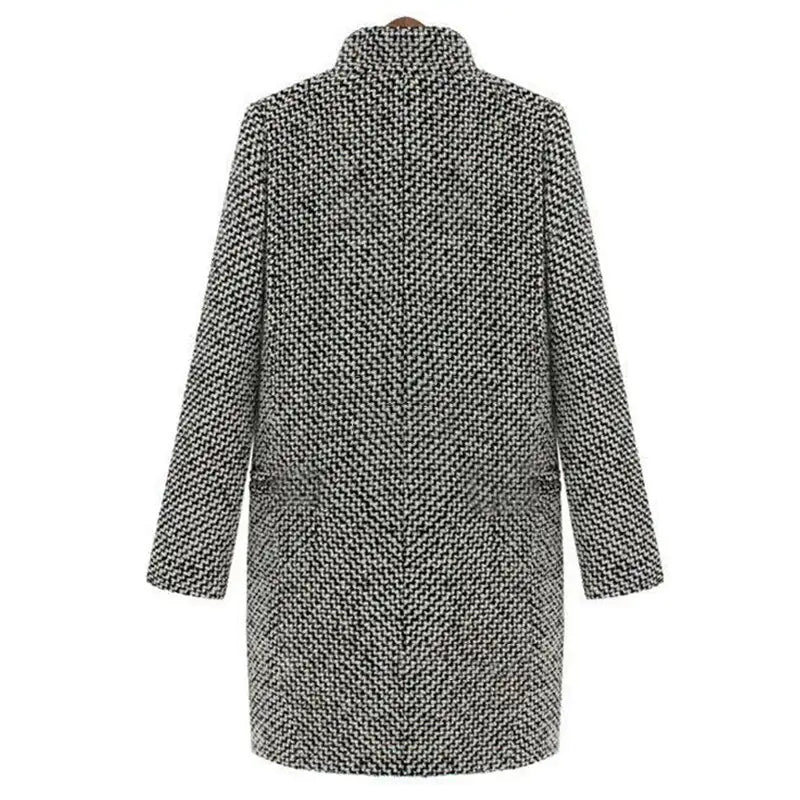 Damen Wollmantel Modern Klassisch – Eleganter Wintermantel für Alltag und Business