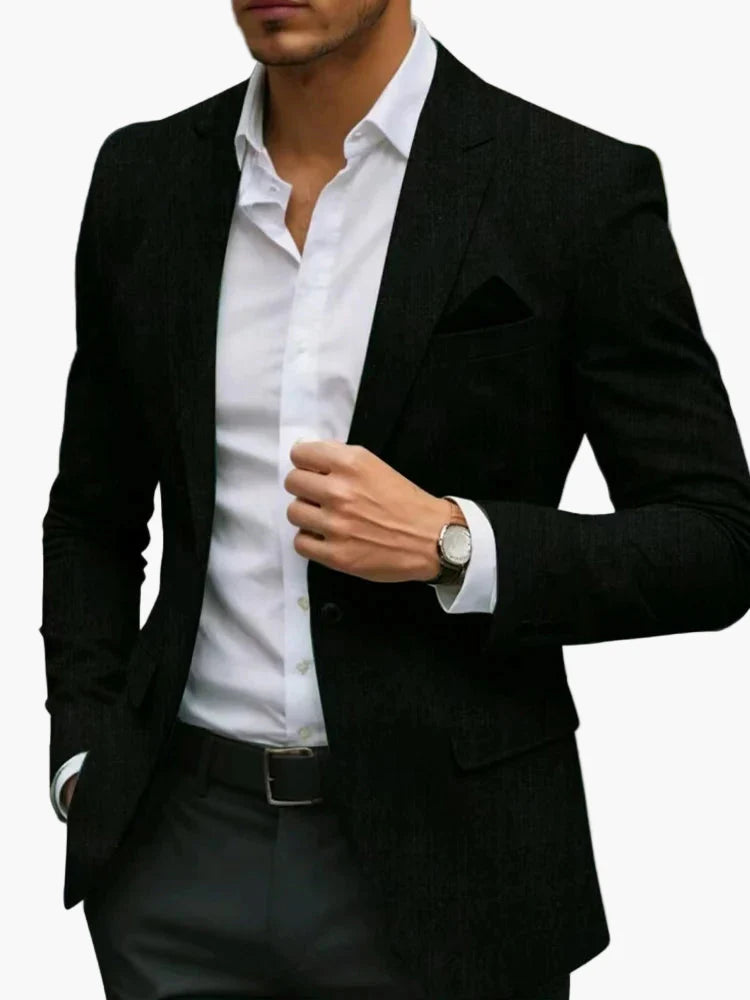 Herren Modernes Sakko für Business und festliche Anlässe – Slim Fit Blazer, Eleganter Freizeit-Look