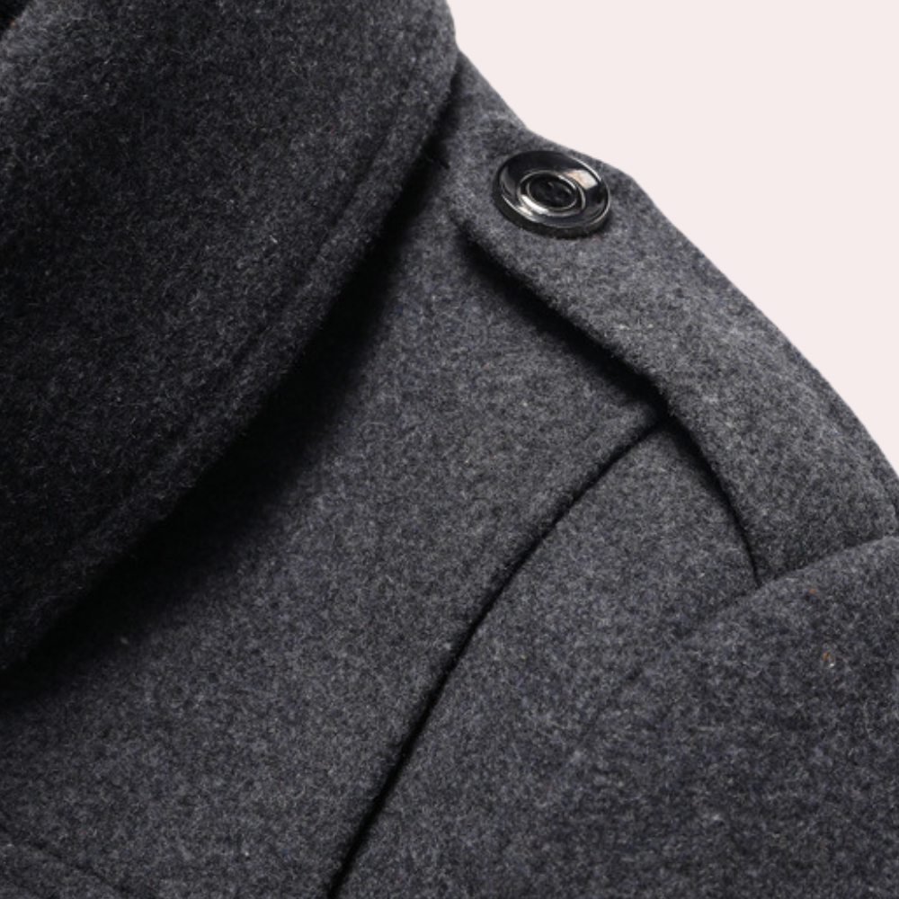 Herren Wintermantel Elegant Zweiteilig – Stilvoller Business & Freizeit Mantel