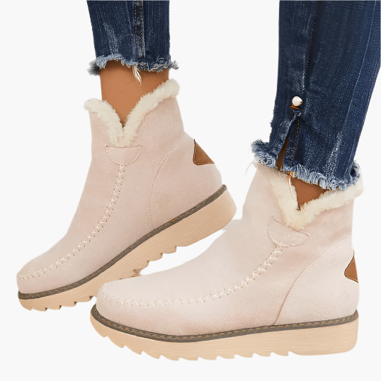 Damen Winter-Stiefel Komfort Warm Gefüttert für Alltag & Outdoor