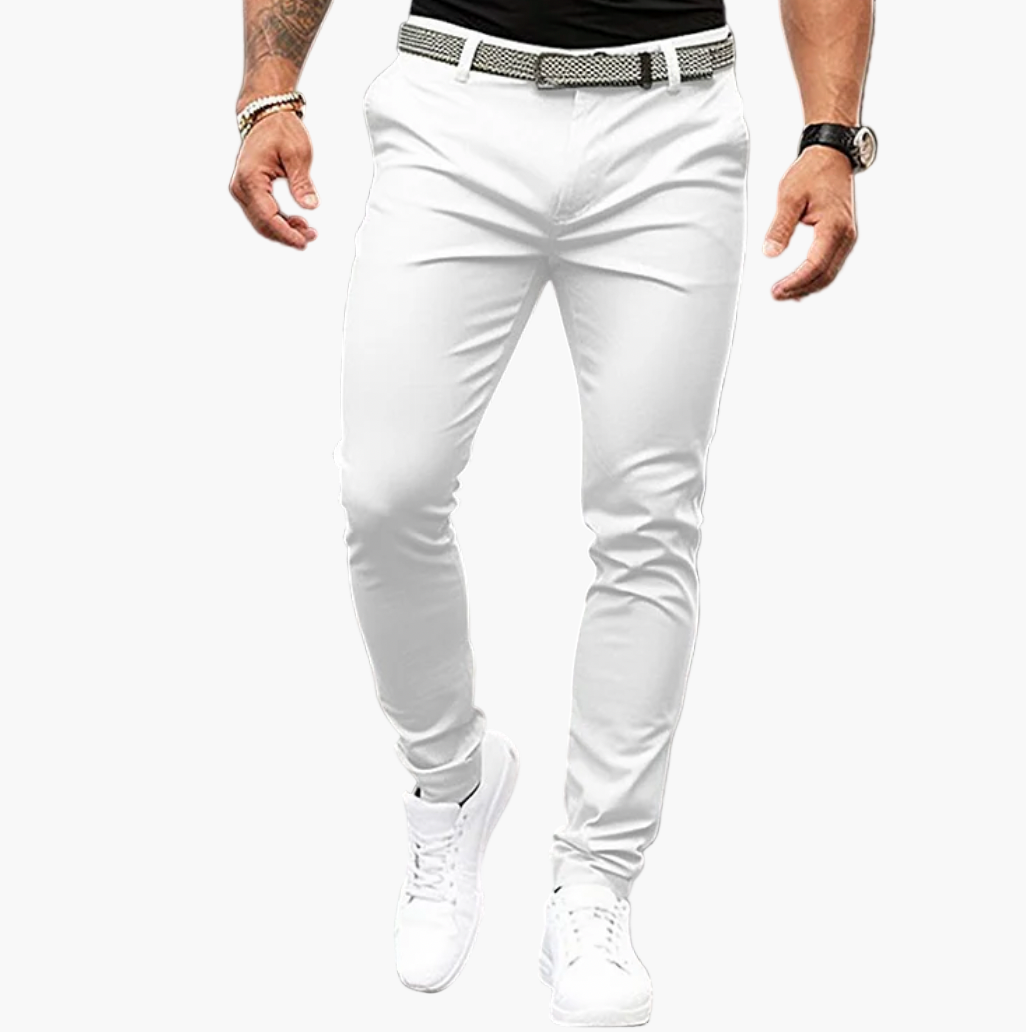 Herren Slim Fit Chinohose – Stilvolle Freizeithose für Alltag und besondere Anlässe