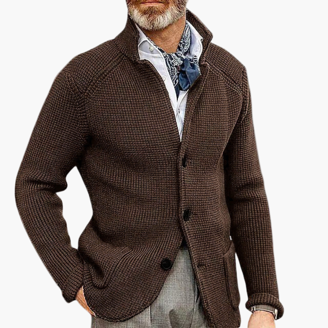 Herren Strickjacke im klassischen Stil – Elegante Freizeit- und Businessmode für anspruchsvolle Männer
