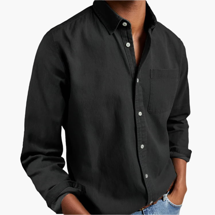 Herren Freizeithemd mit Button-Down-Kragen – Klassisches, Stilvolles Hemd für Alltag & Büro