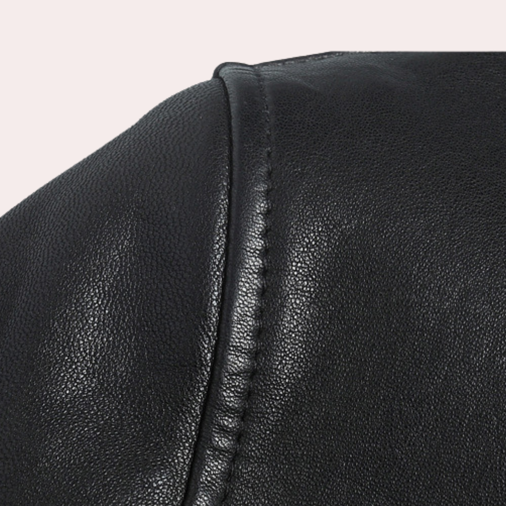 Herren Bikerjacke – Zeitlose Kunstlederjacke im klassischen Stil für Alltag und Freizeit