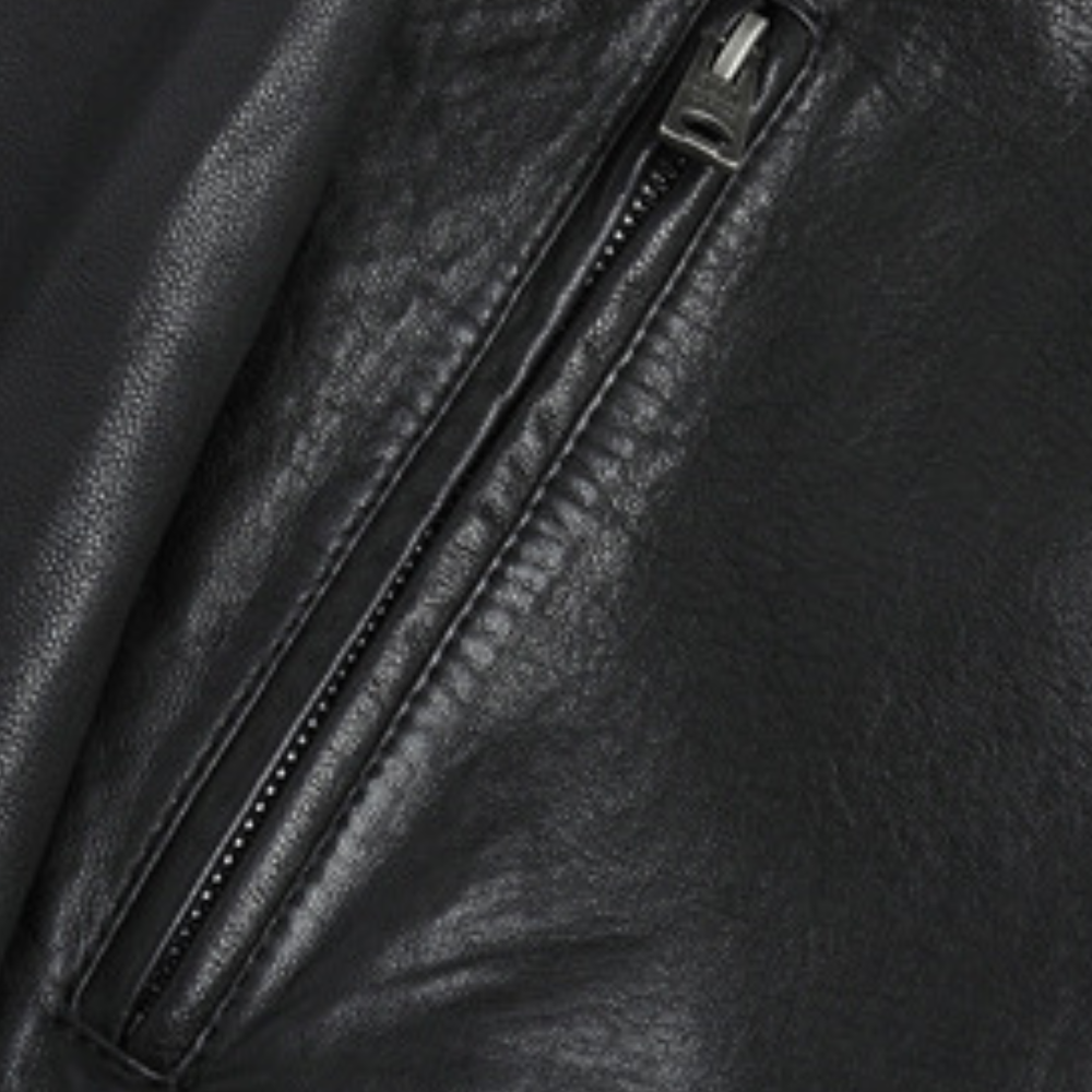 Herren Bikerjacke – Zeitlose Kunstlederjacke im klassischen Stil für Alltag und Freizeit