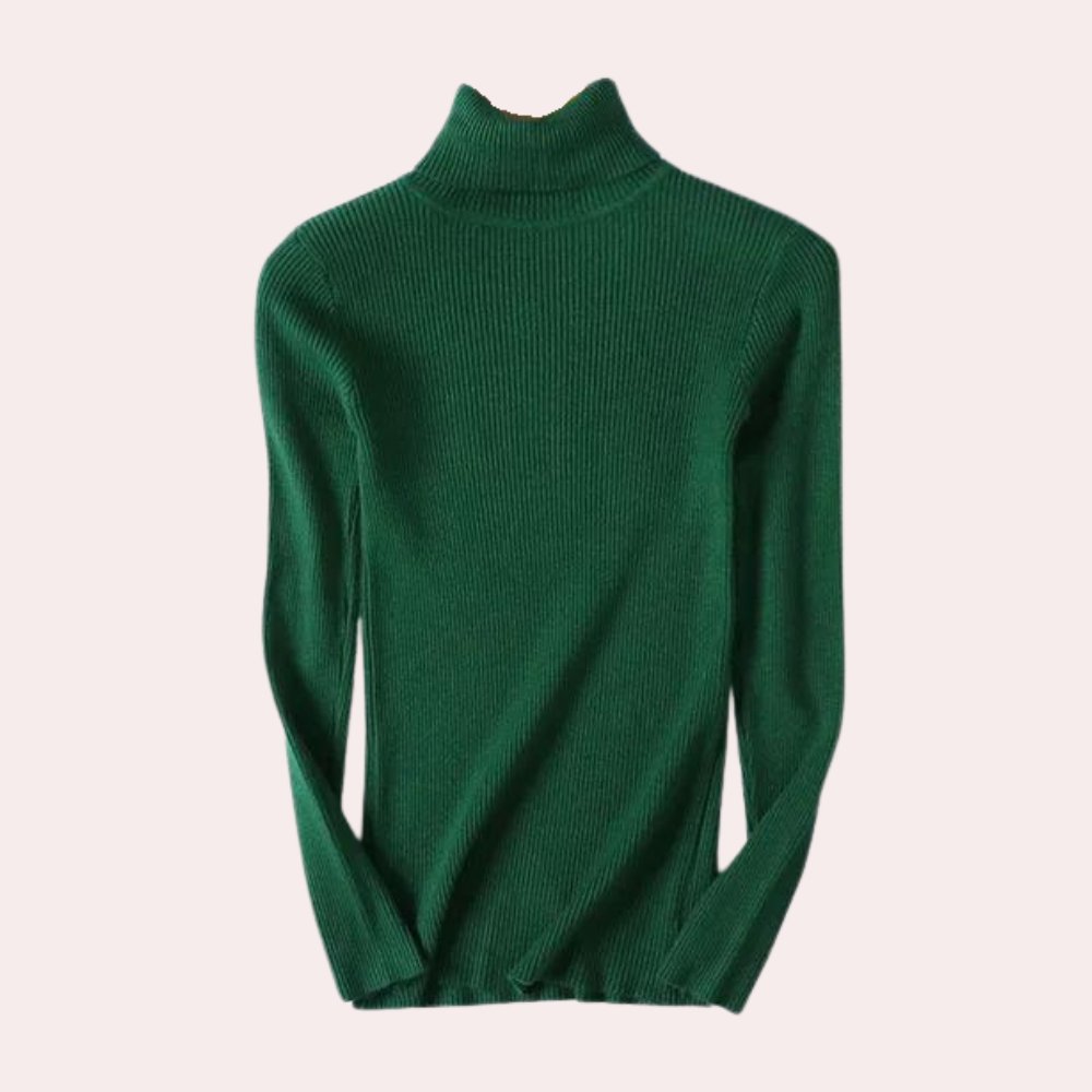 Damen Rollkragenpullover Strick Elegant – Vielseitiger Style für Alltag und Büro