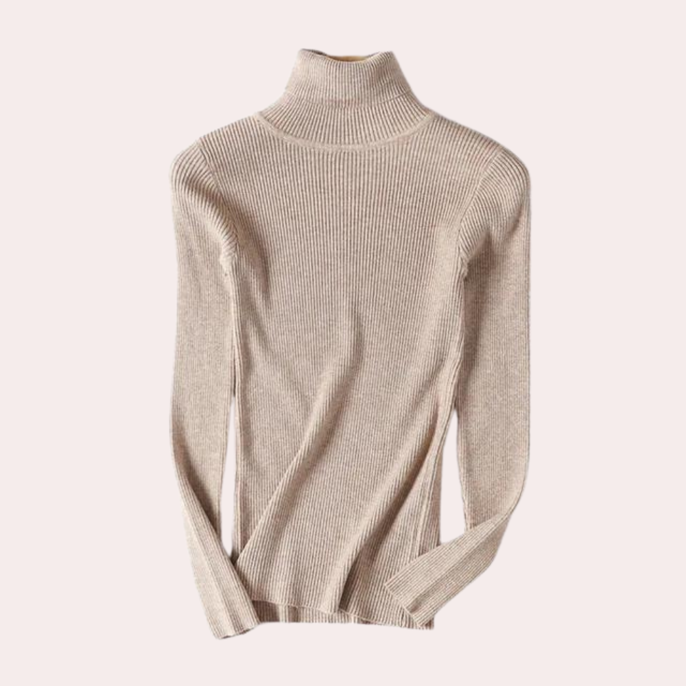 Damen Rollkragenpullover Strick Elegant – Vielseitiger Style für Alltag und Büro