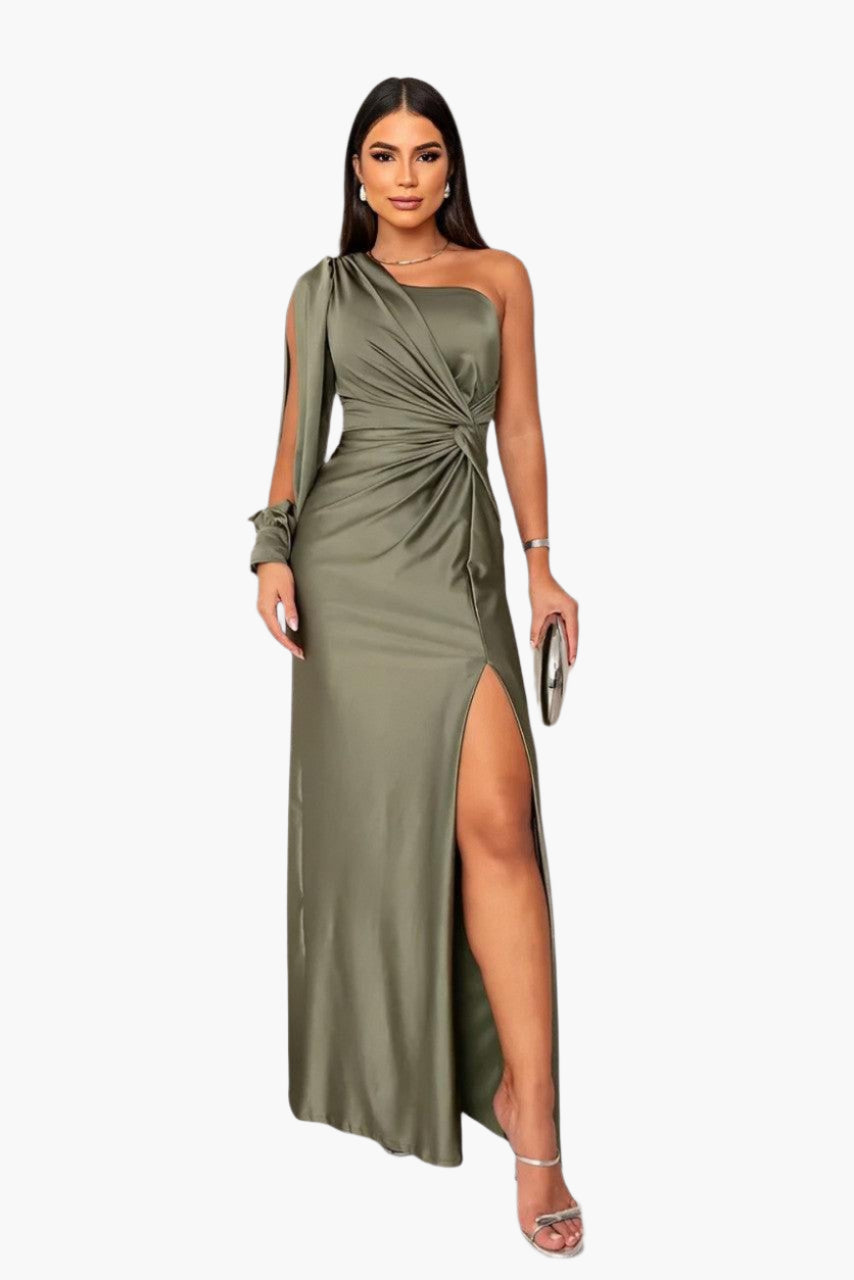 Damen One-Shoulder Abendkleid Elegant für besondere Anlässe & Feste