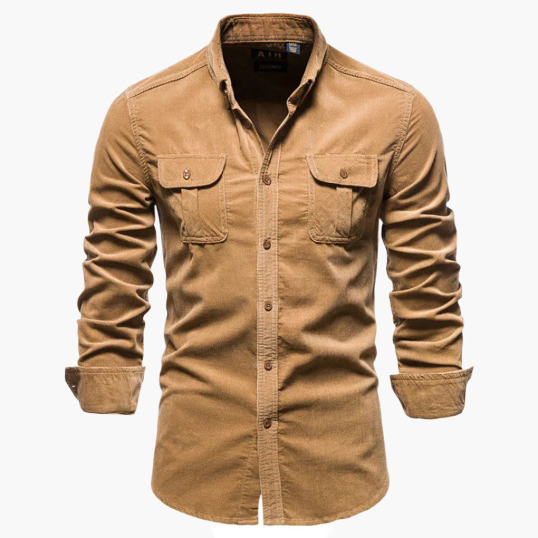 Herren Cordhemd Slim Fit – Zeitloses Freizeit- & Businesshemd im modernen Stil