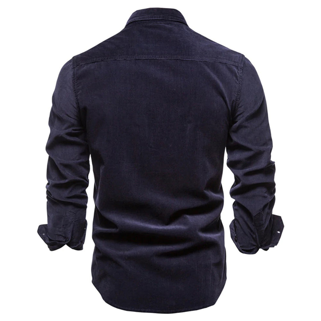 Herren Cordhemd Slim Fit – Zeitloses Freizeit- & Businesshemd im modernen Stil