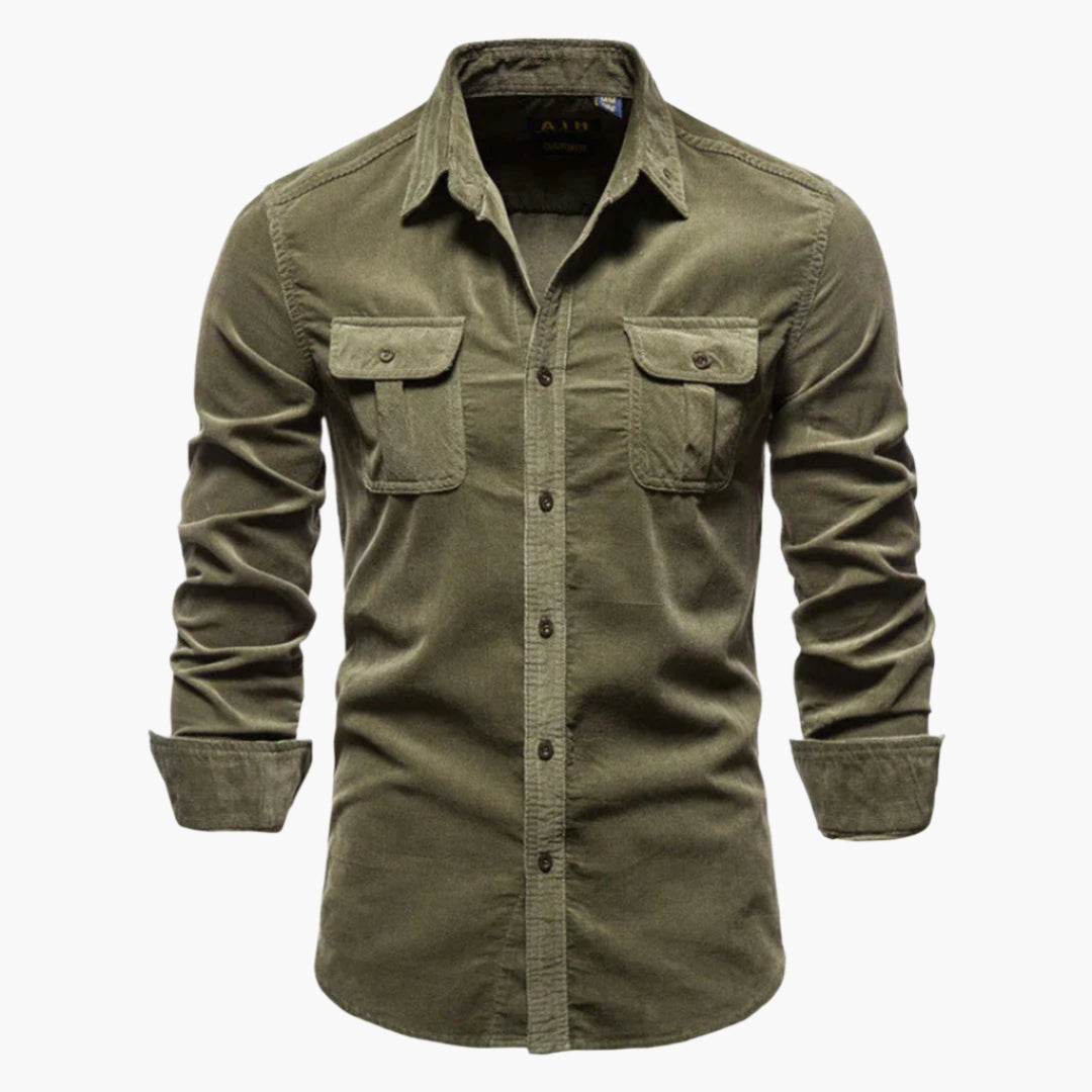 Herren Cordhemd Slim Fit – Zeitloses Freizeit- & Businesshemd im modernen Stil