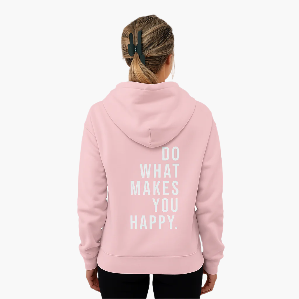 Damen Kapuzenpullover mit Statement-Print für Freizeit und Outdoor