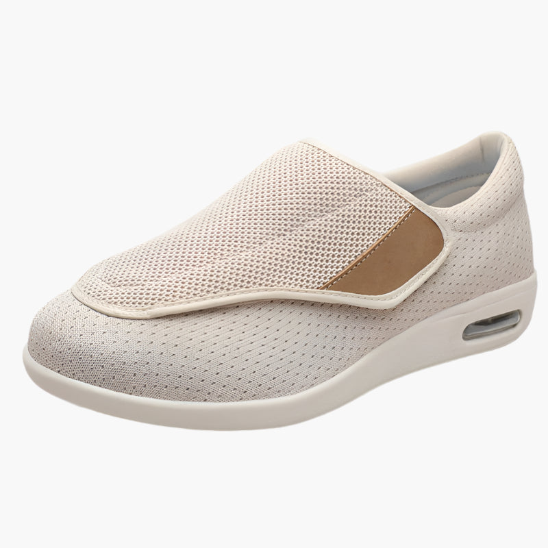 Herren Komfort-Slipper für Diabetiker – Weite orthopädische Schuhe mit Klettverschluss