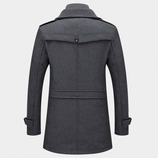 Herren Wintermantel Elegant Zweiteilig – Stilvoller Business & Freizeit Mantel