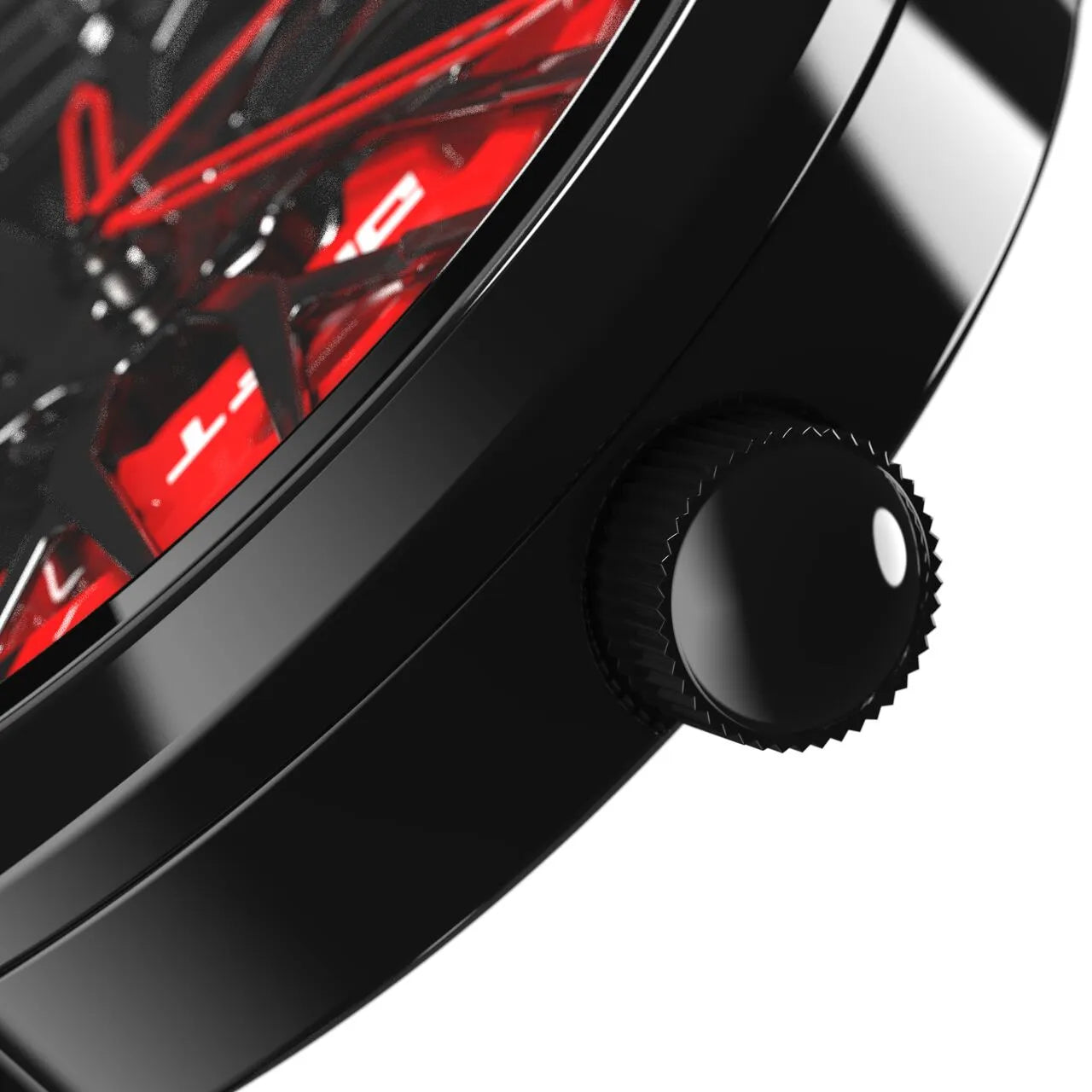 Sommerliche Herrenuhr im Sportfelgen-Design – Armbanduhr für Männer, auffälliger Look für Freizeit & Urlaub
