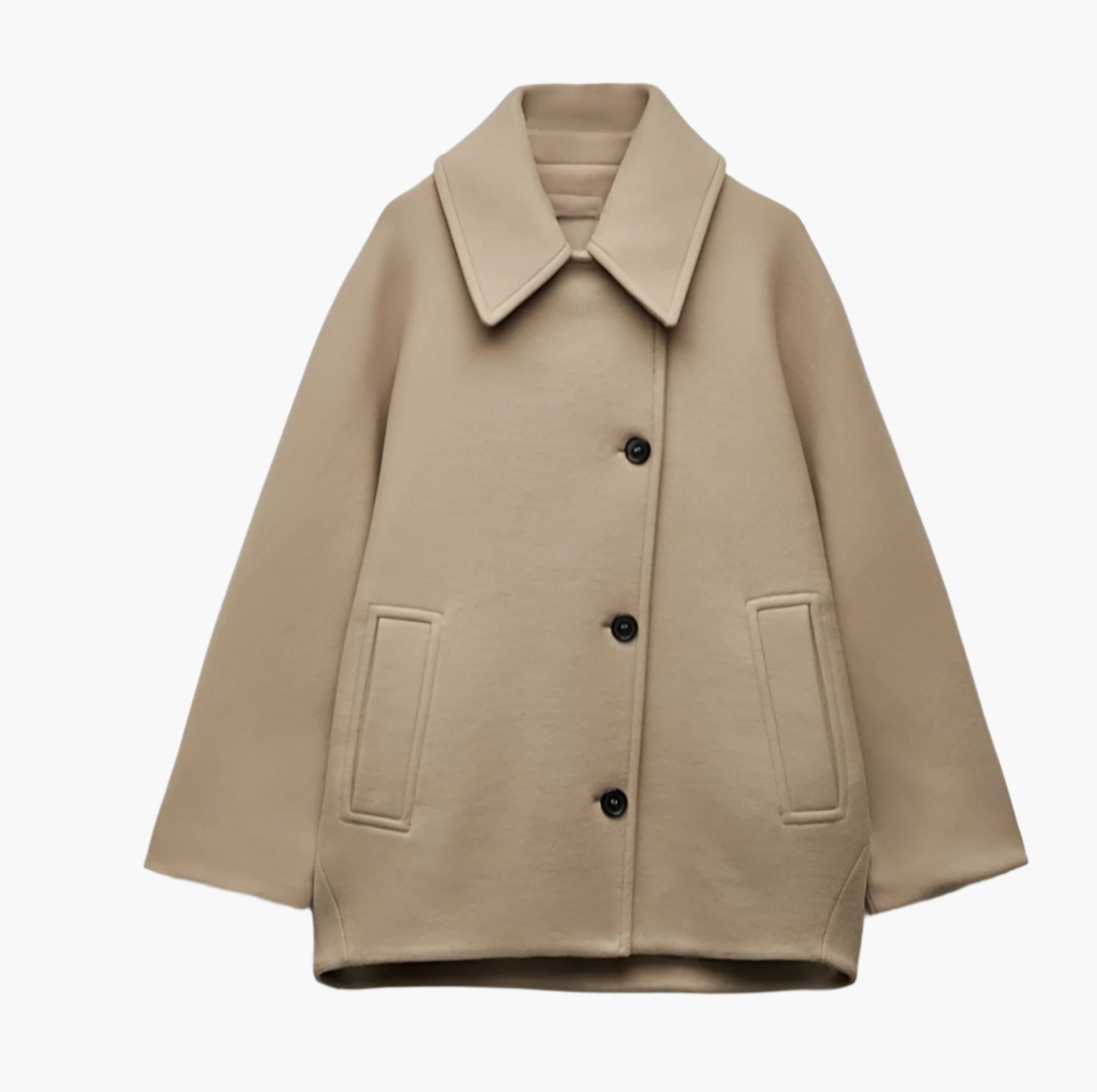 Damen Oversize Mantel im Boxy-Fit – Trendiger Herbst- und Winter-Look für stilbewusste City-Outfits