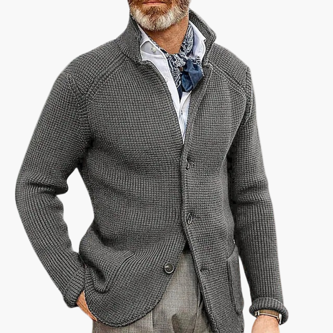 Herren Strickjacke im klassischen Stil – Elegante Freizeit- und Businessmode für anspruchsvolle Männer