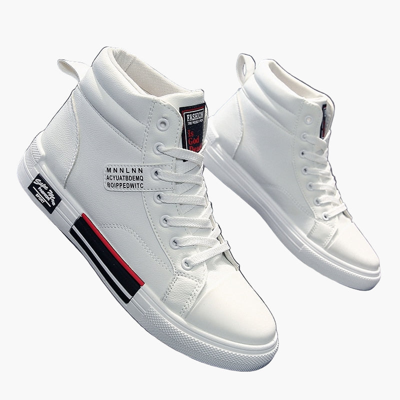 Herren Trendige High-Top Sneaker – Modischer Freizeitschuh für Herbst und Winter