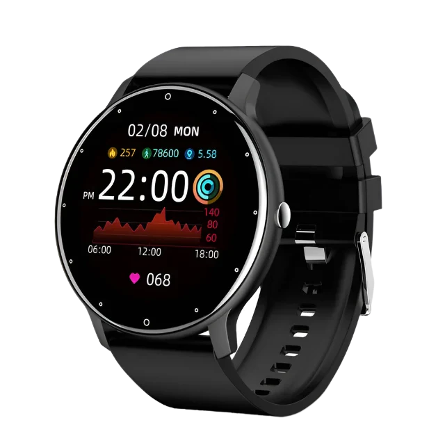 Philip – Unisex Wasserdichte Smartwatch mit Fitness-Tracker und Herzfrequenzmesser