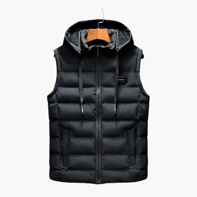 Herren Steppweste mit Kapuze – Funktionale Outdoor Weste für Alltag und Sport