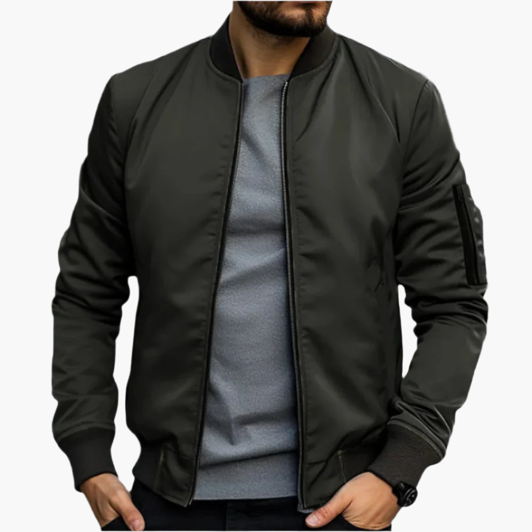 Herren Übergangs-Bomberjacke – Moderner Urban Style & Vielseitigkeit für Alltag und Freizeit