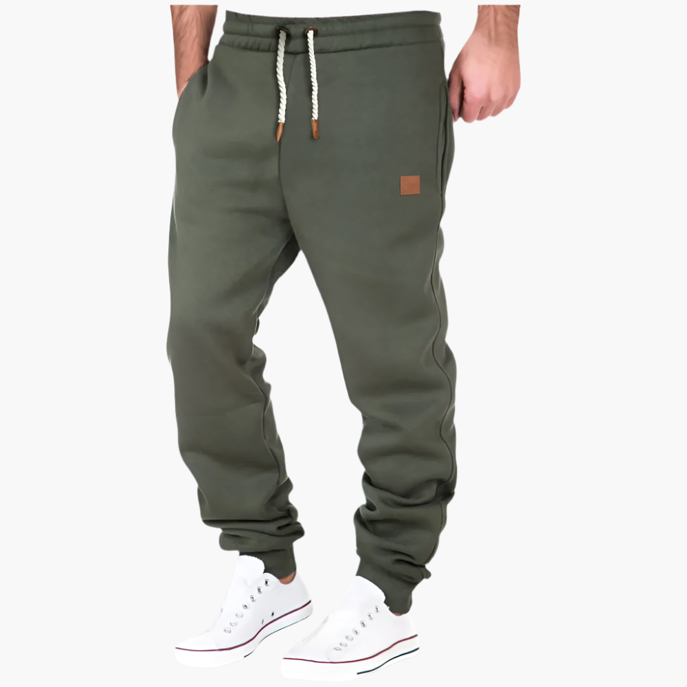 Herren Jogginghose Relaxed Fit – Sportliche Freizeithose mit Kordelzug und Seitentaschen