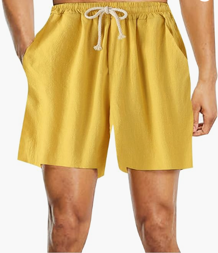 Mick – Lockere Leinen Shorts für Herren