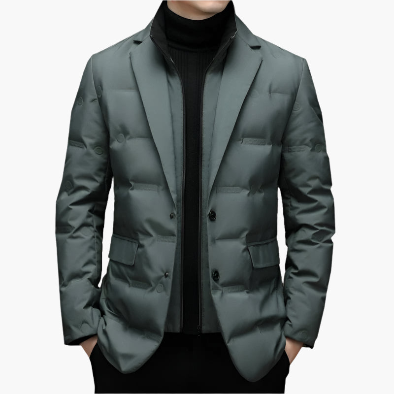 Herren Steppblazer – Moderner Business- und Freizeitblazer mit Steppung für Herbst und Winter